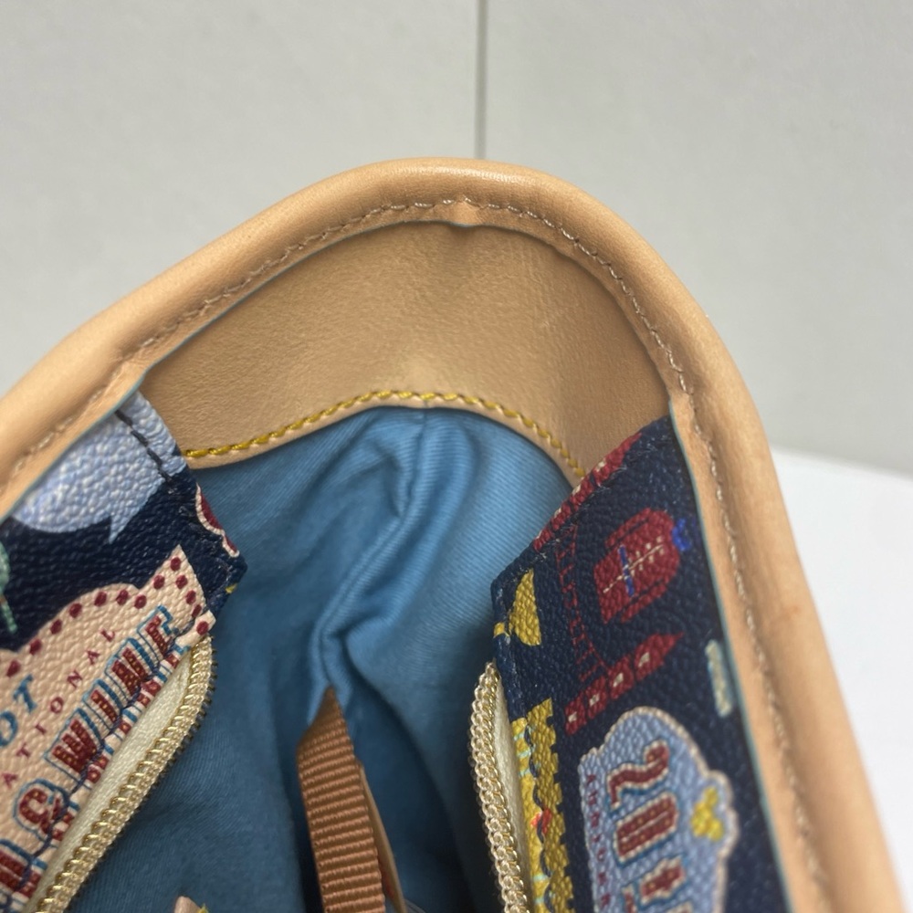 Disney Dooney & Bourke Epcot Food And Wine Festival 2015 20th Satchel Purse Bag - Picture 10 of 10